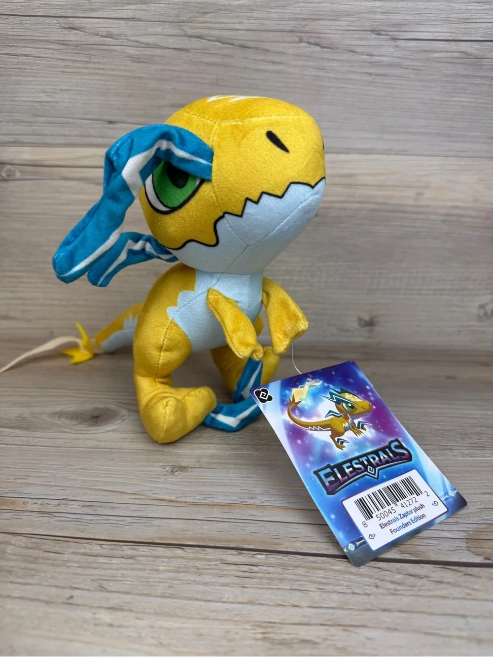NWT Elestrals ZAPTOR Plush Rare Founders Edition 6